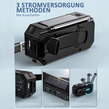 NNETM Emergency Radio Solar Hand Crank USB Power Bank
