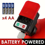 NNETM Portable Battery-Powered Fuel Pump Nozzle Series - Red