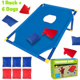7pcs Kids Bean Bag Toss Game Set with Target Board & 6 Throwing Bags