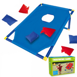 7pcs Kids Bean Bag Toss Game Set with Target Board & 6 Throwing Bags