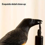 NNETM 1pc Gothic LED USB Crow Lamp - With Antique Metal Claw