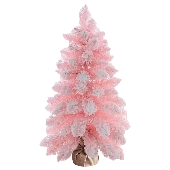 NNETM Pretty in Pink: A Festive Flocking Christmas Tree