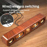 NNETM Wireless Dual Bass Speaker with Rechargeable Battery
