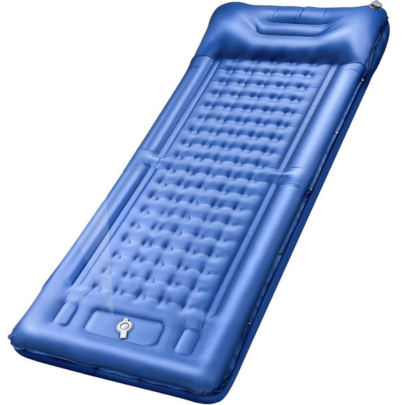 NNETM 5-Inch Inflatable Camping Sleeping Mat with Pillow