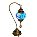 NNETM Swan Glass Table Lamp USB Powered