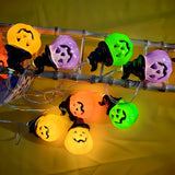 Multicolor Pumpkin Bead String Lights 200cm 10LED