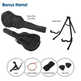 NNEDPE 38in Pro Cutaway Acoustic Guitar with Carry Bag - Sun Burst