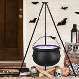 NNETM Patio Halloween Witch Cauldron Set