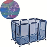 NNETM Mesh Pool Storage Organizer Cart with Wheels
