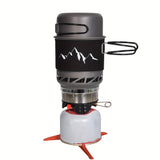 NNETM Portable Outdoor Stove with Pot & Ignition