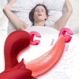 NNETM Rechargeable Tongue Licking Vibrator – USB Powered G-Spot & Clitoral Stimulator