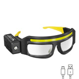 NNETM Rechargeable LED Safety Glasses Light