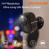 NNETM 2 Set Wireless Solar Security Camera 3MP Outdoor