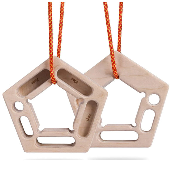 NNEOBA Double-Sided Hang board Rock Climbing Fingerboard