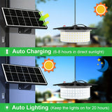 NNETM Solar Pendant Light with Motion Sensor