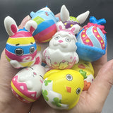NNETM Mini Squishy Easter Bunny Toys Set of 16