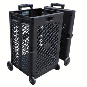 NNETM Foldable Storage Cart with Wheels