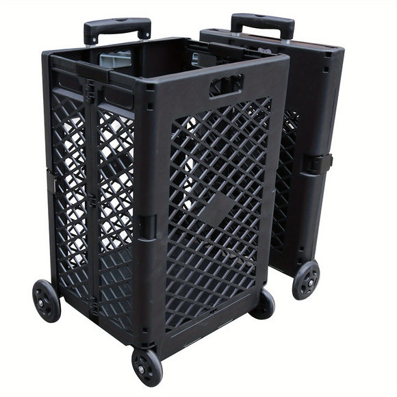 NNETM Foldable Storage Cart with Wheels