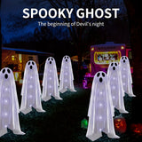 NNETM Halloween Garden Lights Solar Ghost LED Decor Set