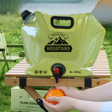 NNETM 2.11 Gallon Collapsible Portable Water Bag with Faucet