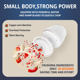 NNETM Mini USB Rechargeable Electric Food Processor