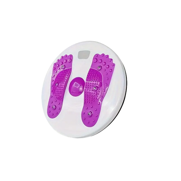 NNETM Dynamic Waist Twisting Plate & Foot Massage Twist Board - Purple