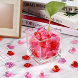 NNETM 50pcs Acrylic Heart Table Gems Valentine's Day Decorations