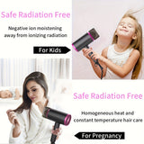 NNETM Hair Dryer with High Power Foldable Travel (1800W)