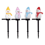 NNEOBA Snowman Solar Christmas Lights Outdoor Lawn Decorations