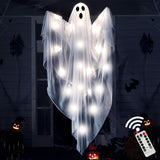 4ft White Halloween Ghost Hanging Lights