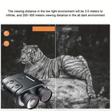 NNETM 1080P Binocular Infrared Night Vision Device with 5X Digital Zoom