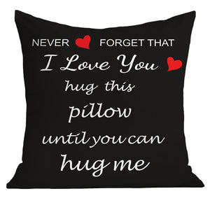 NNETM "I Love You" Hug Throw Pillow Cover