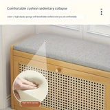 NNETM 70cm Bamboo Shoe Rack Bench - Seat and Storage
