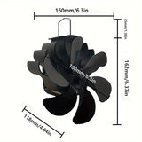 NNETM 6-Blade Wood Stove Fan - Upgrade Chimney-Bundled Type