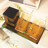 NNETM Crystal Kaaba Model Religious Tabletop Showpiece