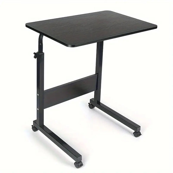 NNETM Black Lift Table Desk with Pulley to Adjust Height