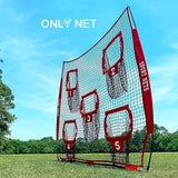 NNETM Football Outdoor Target Throwing Net with 5 Pockets