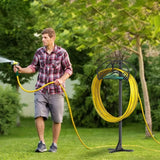 NNETM Freestanding Garden Hose Holder Rack