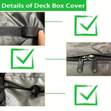 NNETM Waterproof Heavy Duty Deck Box Cover