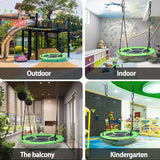 NNETM Rainbow Canopy Hammock Outdoor Swing