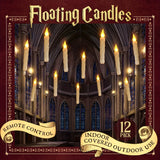 NNETM Floating LED Candles with Remote Control (12pcs)