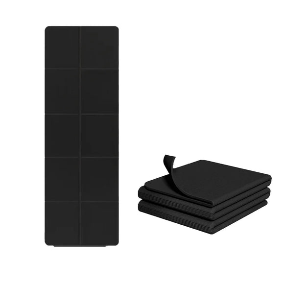 NNEOBA Foldable Non-Slip Travel Yoga Mat with Bag