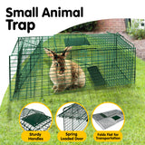 NNEDPE Humane Live Animal Trap Possum Rat Rabbit Hare Catcher Folding Cage