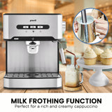 NNEDPE Toaster, Kettle & Coffee Machine Breakfast Set - Black