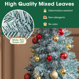 NNECW 150CM/183CM Hinged Holiday Decoration Pencil Tree for Home/ Office Party Decoration-183CM