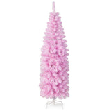 NNECW 1.83M/2.1M Pre-Lit Artificial Christmas Tree for Decoration-183CM