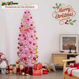 NNECW 1.83M/2.1M Pre-Lit Artificial Christmas Tree for Decoration-183CM