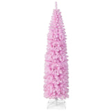 NNECW 1.83M/2.1M Pre-Lit Artificial Christmas Tree for Decoration-210CM