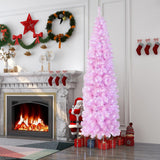 NNECW 1.83M/2.1M Pre-Lit Artificial Christmas Tree for Decoration-210CM