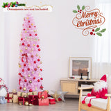 NNECW 1.83M/2.1M Pre-Lit Artificial Christmas Tree for Decoration-210CM